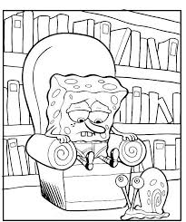 Spongebob Feel Very Lonely Coloring Pages For Kids Gjq Printable Spongebob Squarepants Coloring Pages For Kids Spongebob Coloring Coloring Pages Spongebob