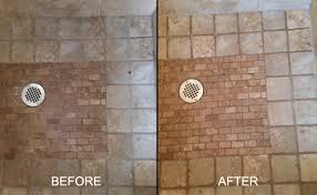 Also, smooth tiles with small joints are the easiest to grout while porous tiles with large joints are more work. Travertine