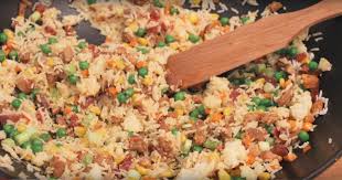Recette Veritable Riz Cantonais En Video Recette Asiatique Riz Cantonais Riz Cantonais Chinois