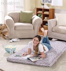 A set of two novaform memory foam roll out twin size loungers, model: Memory Foam Lounger Off 75