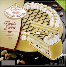 Zum produktportfolio gehören torten, kuchen, desserts und brötchen. Coppenrath Wiese Feinste Sahne Marzipan Torte Online Kaufen Bei Mytime De