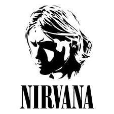 Kurt Cobain Nirvana Silhouette Sticker Decal Glossy Black Vinyl 8in Kurt Cobain Nirvana Silhouette Sti Nirvana Fictional Characters Historical Figures