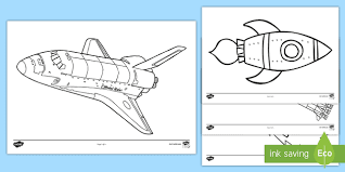 Rocket coloring pages for toddlers. Rockets Colouring Pages Teacher Made