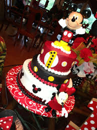 Twins Mickey Minnie Birthday Cake Deco Anniversaire Enfant Anniversaire Mickey Gateau Anniversaire Mickey