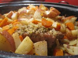 As for the recipe and book: Oven Roasted Pork Loin And Veggies Tasty Kitchen A Happy Recipe Community