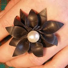 Ring Aus Fahrradschlauch Diy Flowers Jewelry Crafts Crafts