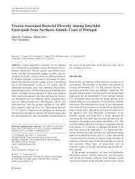 We did not find results for: Pdf Viscera Associated Bacterial Diversity Among Intertidal Gastropods From Northern Atlantic Coast Of Portugal