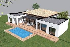 plan maison de plain pied avec piscine plan de maison moderne plain pied maison moderne plain pied maison plain pied