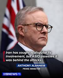 BREAKING: The prime minister has announced that Iran was behind at least  two anti-Semitic attacks