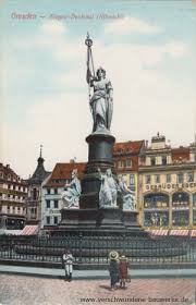 Verschwundene Bauwerke In Dresden Das Siegesdenkmal Oder Germaniadenkmal Am Altmarkt Dresden Deutschland Dresden Denkmal