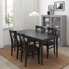 Ingatorp Ingolf Table And 4 Chairs Black Brown Black Ikea In 2020 Modern Dining Room Tables Black Dining Room Sets Dining Room Table Chairs
