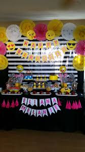 Emoji Dessert Table Emoji Birthday Party Emoji Party Emoji Birthday