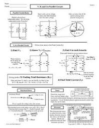 Parallel and series circuit electricity worksheet with answers will help learners gain a better understanding of the concept and applications of series and. Amps And Watts Lesson Plans Worksheets Reviewed By Teachers