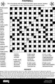 Whether the skill level is as a beginner or something more advanced, they're an ideal way to pass the time when you have nothing else to do like waiting in an airport, sitting in your car or as a means to. Fill In The Blanks Crossword Puzzle With American Style Grid Of 21x21 Size 68 Blocks 110 Words One Letter Revealed Answer Included Stock Vector Image Art Alamy
