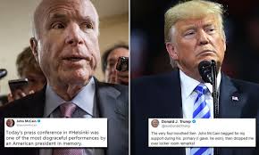 John mccain's funeral will spotlight some of the late senator's political rivals — but some of his closest campaign aides are being excluded from the proceedings. Trump Won T Be At John Mccain S Funeral After The President Repeatedly Bashed The Ailing Senator Daily Mail Online