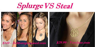 Splurge Vs Steal Lauren Conrads Look Alike Monogrammed