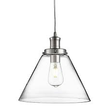 2020 popular 1 trends in lights & lighting with chrome ceiling pendant e27 and 1. Revive Glass Cone Pendant Light I Victorian Plumbing
