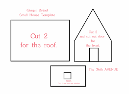 The 36th Avenue Ginger Bread Recipe Gingerbread House Patterns Gingerbread House Template Gingerbread House Template Printable