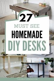Folding tables are easy to find and very affordable. 27 Amazing Diy Homemade Desk Ideas With Tutorials