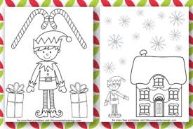 Free printable elf coloring pages for kids. Elf Coloring Pages Life Is Sweeter By Design
