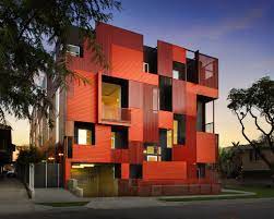 Pin By Vin Ding On Ahchitectcha Apartment Architecture Red Architecture Architecture Design