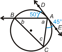 To find the missing information with the law of sines, follow these steps: Angles On And Inside A Circle Read Geometry Ck 12 Foundation