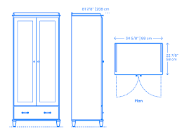 Crafted to perfection and built to last, this piece features two upper and. Ikea Tyssedal Wardrobe Dimensions Drawings Dimensions Com