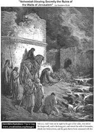 Kneh0213dore Nehemiahviewingruinswallsofjerusaleml Jpg Imagen Jpeg 1612 2290 Pixeles Escalado 28 Biblia Gustave Dore Produccion Artistica