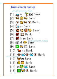 Maybe you would like to learn more about one of these? 15 Bank Names Puzzle Answers Guess The Bank Names Mallusms