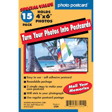 To make sure your postcard won't get destroyed in the mail, choose a sturdy type of paper, like cardstock. Freeze A Frame Do It Yourself Photo Postcards 77215 B H Photo