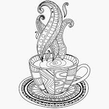 These little desserts are as delicious as they are beautiful to see, they can be customized, in terms of taste but also colors, decorations, etc. Coffee Cup Coloring Page Coloring Pages Tea Cup Drawing Coloring Books