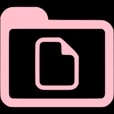 License free for personal use. Pink Documents Icon Free Pink Folder Icons