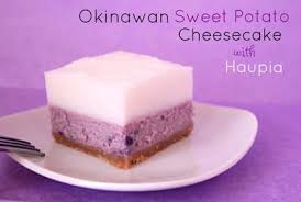 Sweet Honolulu Sweet Potato Cheesecake Sweet Potato Haupia Pie Recipe Okinawan Sweet Potato