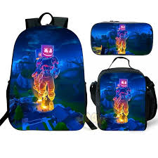 Marshmallows, homemade marshmallow recipe, how to make marshmallows nick cannon wasn't about lose this wildstyle to marshmello, so justina valentine picked up the jabs. Marshmello Backpack And Lunch Box School Bag Kid Bookbag Best Gifts