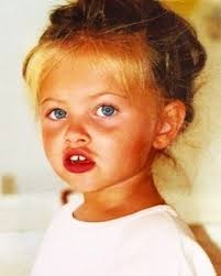 The girl with the most beautiful hair at 5