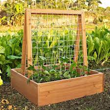 10 Raised Garden Beds That Fit Any Backyard Space Planter Trellis Garden In The Woods Garden Planters