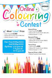 Choose your colors and patterns and click where you want to color. Dfenze Group Dfenzemalaysia Online Colouring Contest Facebook