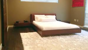 Mattress and bedding not included. Custom Floating Queen Size Platform Bed By North Texas Wood Works Custommade Com