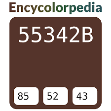 Create custom hex color codes using hex color picker tool. Resene Dark Oak Ww7 55342b Hex Color Code Rgb And Paints