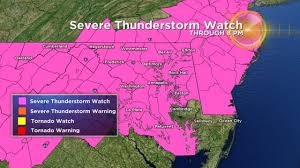 Once the storms move out of the area temperatures drop into the upper 70s overnight. Severe Thunderstorm Watch Cbs Baltimore
