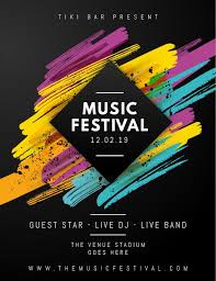 Dark blue and pink music festival flyer. 13 Music Flyers Ideas Music Flyer Music Poster Flyer