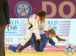 Elle connaît un début de vie très difficile, après un passage en couveuse durant quatre semaines, elle subit une opération due à la malformation d'un rein, puis tombe dans le coma pendant sept jours. Judoinside Clarisse Agbegnenou Judoka