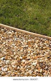 Garden Edging With Wood Gravel Path With Wooden Lawn Edging Stock Photo Picture And Royalty Wooden Garden Edging Landscape Timber Edging Landscape Timbers