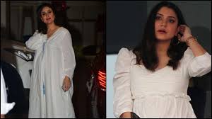 Bollywood diva gifts herself a 7 carat sparkler in 2009. Kareena Kapoor Khan Or Anushka Sharma Who Slayed The Maternity Look In White Outfit