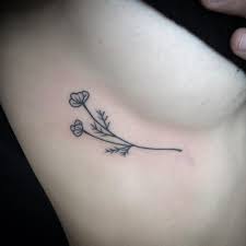 Image result for rose tattoo under side breast tattoo birth. Pin On Tattoo