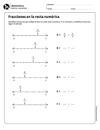 Matematica Numeros Y Operaciones 5 Y 6 Basico Matematicas Fracciones Para Primaria Matematicas Fracciones