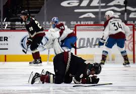 Find the latest arrivals of nathan mackinnon shirts, jerseys, & collectible merchandise at fanatics. Video Chychrun Bloodied After High Stick To The Face From Mackinnon Nhl Rumors Nhltraderumors Me