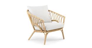 Lily White Lucara Fabric Wicker Lounge Chair Article In 2020 Modern Outdoor Lounge Chair Lounge Chair Outdoor Contemporary Outdoor Furniture