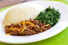 Mugaiwa Served With Shredded Beef Nemuriwo Beef Shredded Beef Food