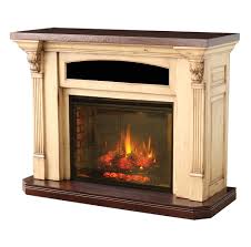 Freestanding electric fireplace tv stand in white. Serenity Electric Fireplace Entertainment Center From Dutchcrafters